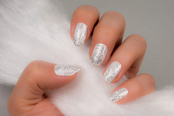 Best Ideas For You To Rock Those White And Silver Nail Designs